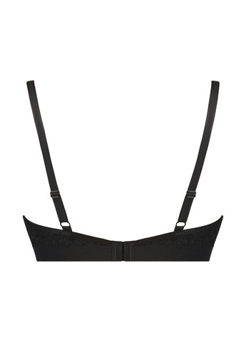 Чёрный бюстгальтер для беременных и кормящих мам Hunkemoller без косточек полиамид, кружево