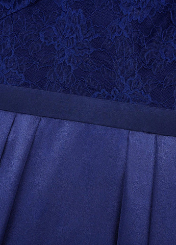 Темно-синя вечірня, святковий сукня кльош SHEIN однотонна