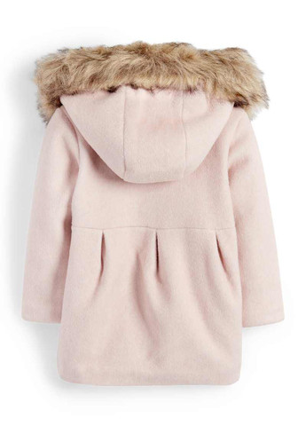 Бледно-розовое демисезонное Пальто двубортное C&A