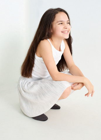 Белый летний комплект (топ, юбка) C&A