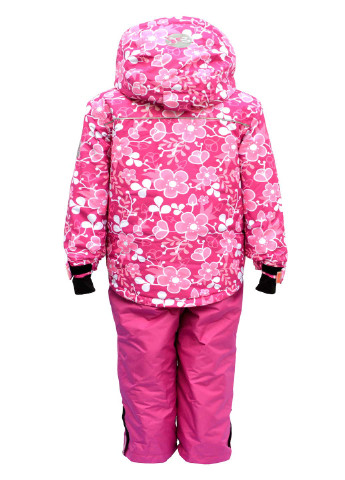 Розовый зимний зимний костюм (куртка+полукомбинезон) из мембранной ткани Be easy