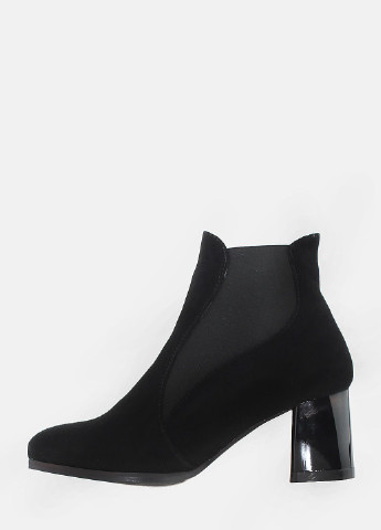 Осенние ботинки rv4065-11 черный Vira из натуральной замши