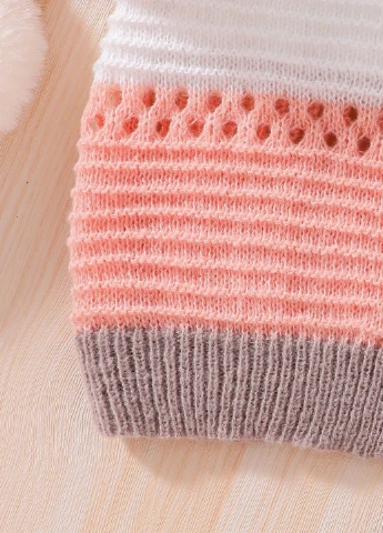 Разноцветный зимний кардиган SHEIN