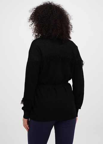 Черный демисезонный кардиган Stefanel