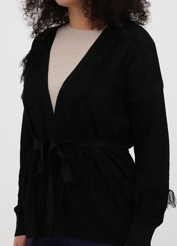 Черный демисезонный кардиган Stefanel