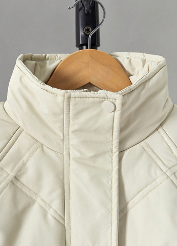 Молочна демісезонна комплект (куртка, сумка) SHEIN