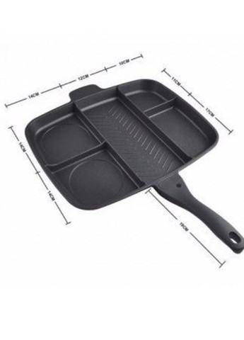 Сковорода гриль з антипригарним покриттям на 5 секцій Magic Pan XO (253151713)