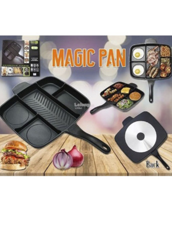 Сковорода гриль з антипригарним покриттям на 5 секцій Magic Pan XO (253151713)