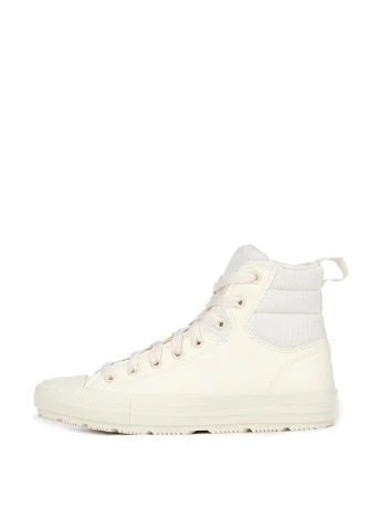 Осенние ботинки Converse с белой подошвой из искусственной кожи, тканевые
