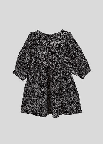 Черно-белое кэжуал платье Asos в горошек