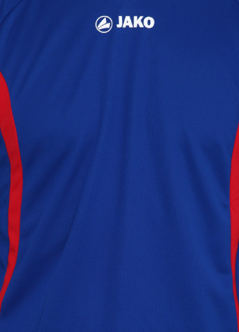 Синий демисезонный спортивный лонгслив Jako с логотипом