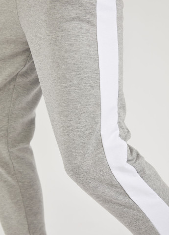 Светло-серые спортивные демисезонные джоггеры брюки DeFacto