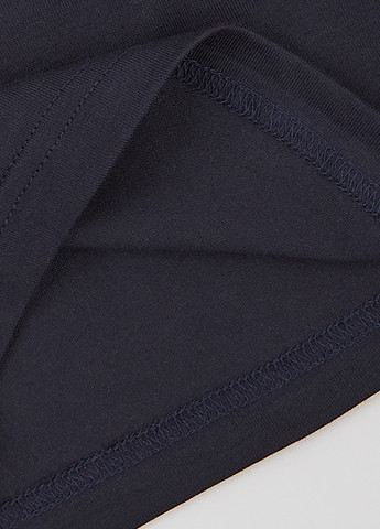 Темно-синий демисезонный кэжуал лонгслив Garnamama с надписями