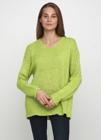 Салатовый демисезонный пуловер пуловер Eser