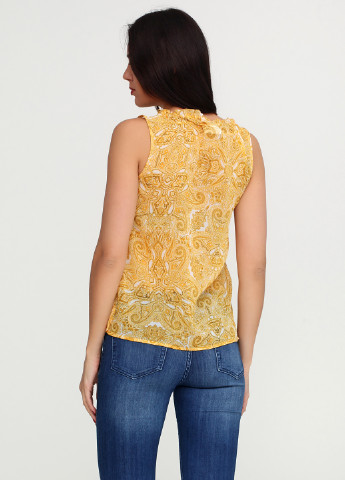 Желтая летняя блуза New York & Company
