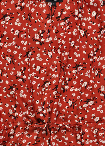 Коричнева кежуал сукня сукня-сорочка Selected Femme з квітковим принтом