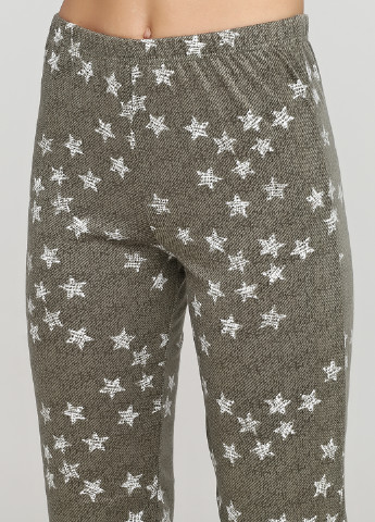 Оливковая (хаки) всесезон пижама (лонгслив, брюки, повязка) лонгслив + брюки Pijamoni