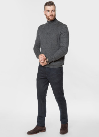 Серый зимний свитер мужской Arber Roll-neck N-AVT-14(74)