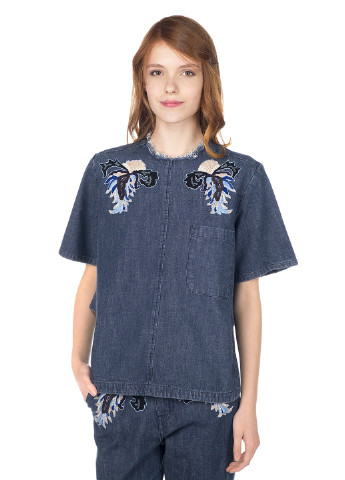 Джинсовая летняя блуза Rachel Comey