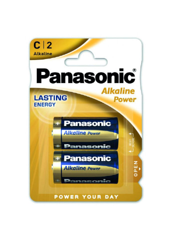 Батарейка C LR14 Alkaline Power * 2 (LR14REB/2BP) Panasonic (251411839)