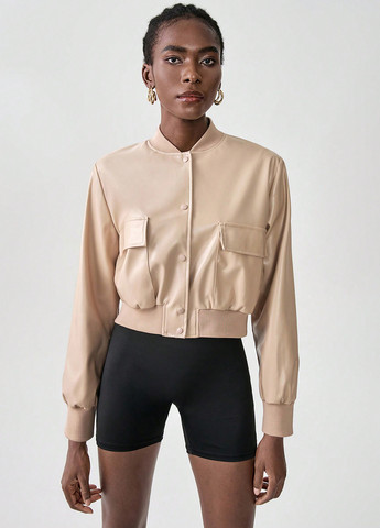 Бомбер SHEIN на кнопках (365781936)