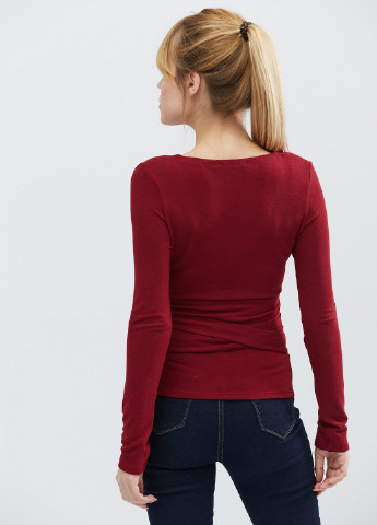Бордовый демисезонный пуловер пуловер Carica
