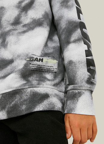 C&A світшот абстрактний комбінований кежуал бавовна, футер