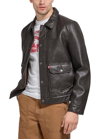 Темно-коричнева демісезонна куртка Levi's