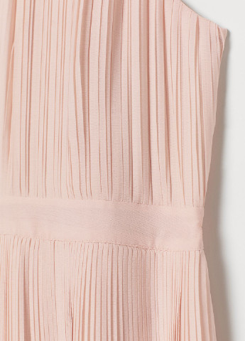 Светло-розовое кэжуал платье в стиле ампир H&M однотонное