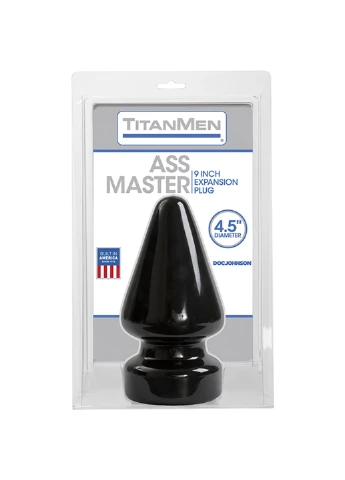Пробка для фістінгу Titanmen Tools - Butt Plug - 4.5 Inch Ass Master, діаметр 11,7 см Doc Johnson (256537744)