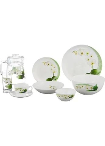 Столовий сервіз Diwali White Orchid 46 предметів Luminarc (254453918)
