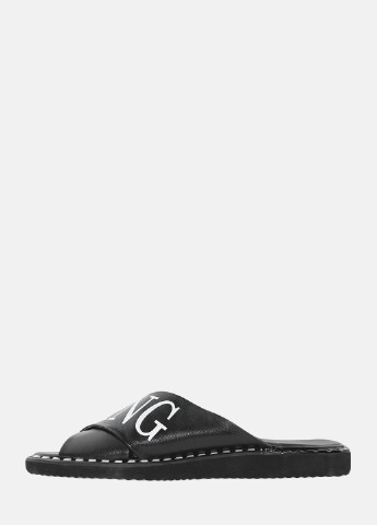 Черные шлепанцы rl0104-2 черный Luce di luna