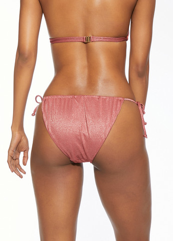 Розово-коричневые купальные трусики однотонные KOTON