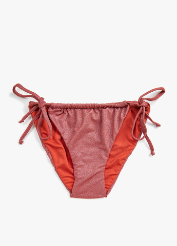 Розово-коричневые купальные трусики однотонные KOTON