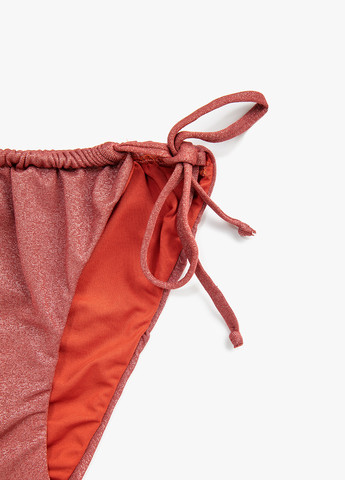 Розово-коричневые купальные трусики однотонные KOTON