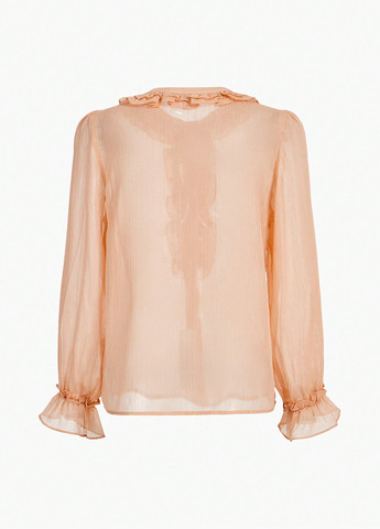 Персиковая блуза SHEIN