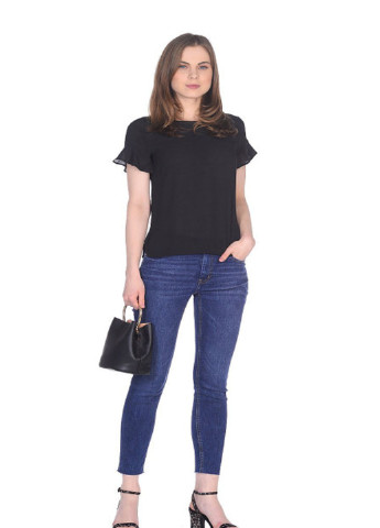 Чорна блуза United Colors of Benetton