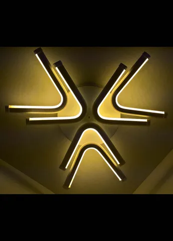 Світлодіодна потолочаня LED люстра 2068/6 Білий 7х61х61 см. Handmade (234538157)