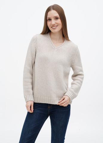 Светло-серый демисезонный пуловер пуловер Brax