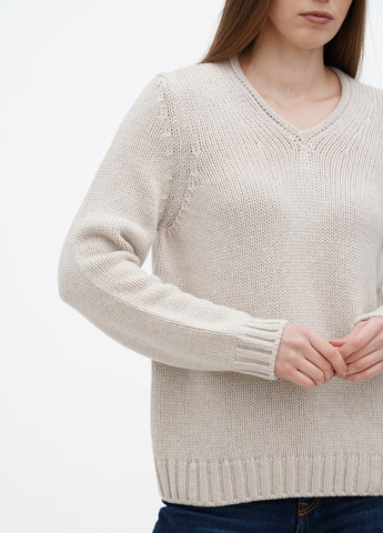 Светло-серый демисезонный пуловер пуловер Brax