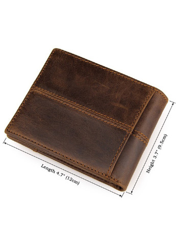 Мужской кожаный кошелек 12x9,5 см Vintage (252132728)