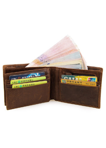 Мужской кожаный кошелек 12x9,5 см Vintage (252132728)