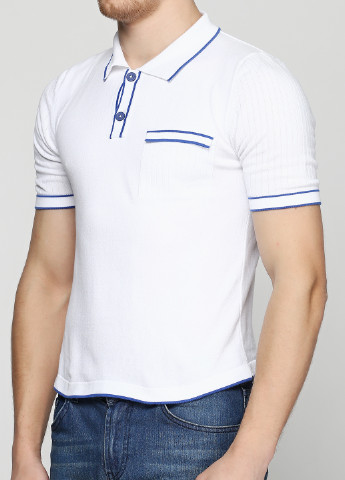 Белая футболка-поло для мужчин Barbieri