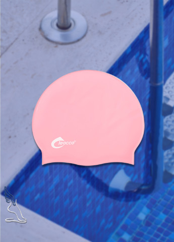 Силіконова шапочка для плавання Leacco від7років, універсальна No Brand (251131772)