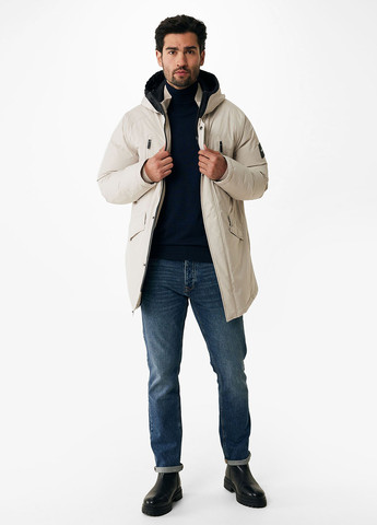 Светло-бежевая зимняя куртка Mexx