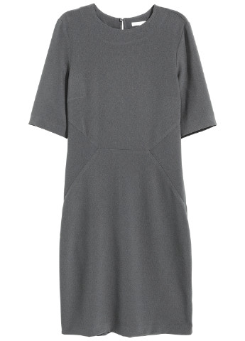 Темно-сіра кежуал сукня футляр H&M