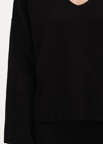 Черный демисезонный пуловер пуловер Vicolo