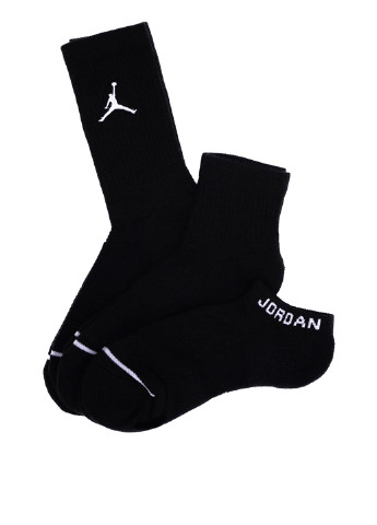 Носки (3 пары) Nike unisex jordan waterfall socks (3 pairs) (184208378)