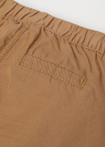 Коричневые кэжуал летние брюки джоггеры H&M