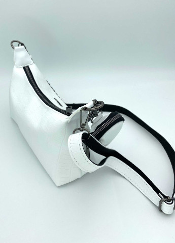 Сумка жіноча крос боді екошкіра (wel-64800) Біла WeLassie (253982832)